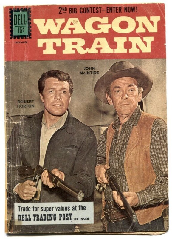 Wagon Train #11 1961- Dell TV Western- Robert Horton G