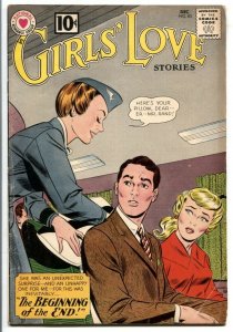 Girls' Love Stories #83 1961 - DC Romance- Airline Stewardess cover