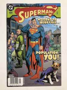 THE ADVENTURES OF SUPERMAN 614 SIGNED KEVIN NOWLAN NM NEAR MINT DC COMICS 