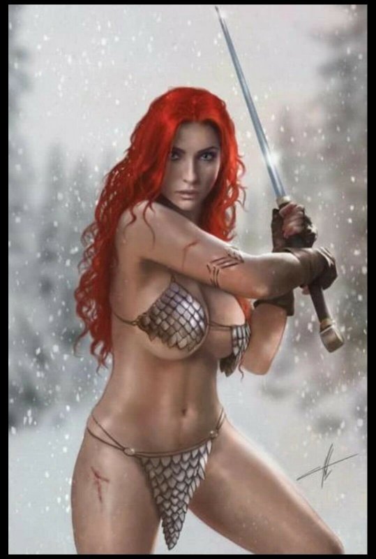 Red Sonja Age Of Chaos 2 C2E2 Carla Cohen  HOT!!!! ONLY 300 PRODUCED!!!!