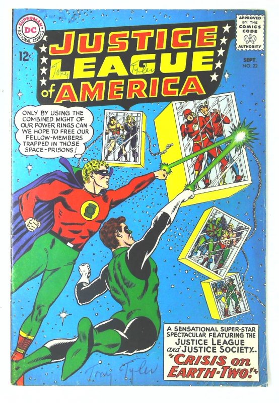 Justice League of America (1960 series)  #22, Fine- (Actual scan)