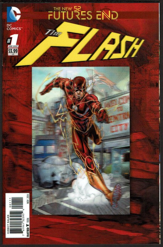 Futures End Flash 3-D Cover (2014, DC) 9.6 NM+