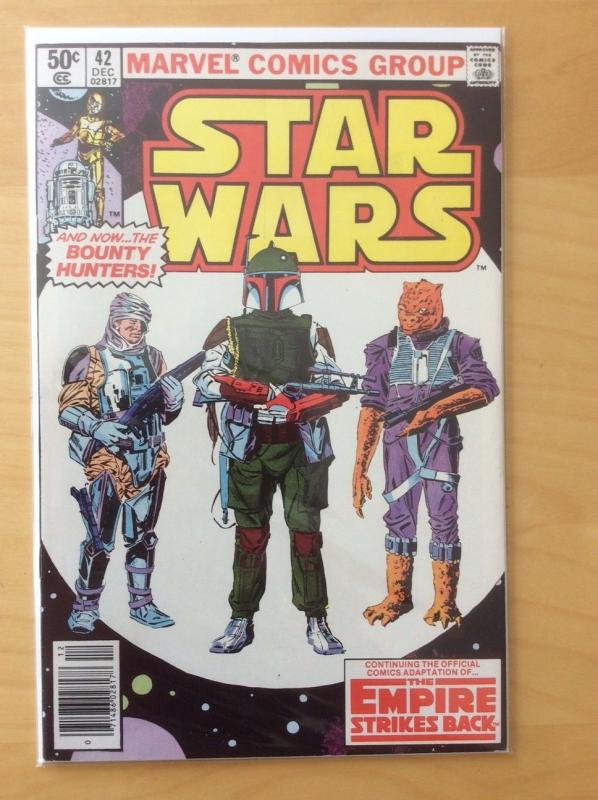 STAR WARS 42, VFNM (8.8 - 9.0) 1ST APP OF BOBA FETT, SOLO MOVING COMING