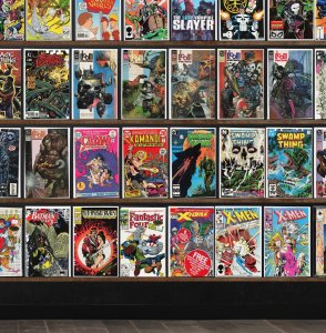 Huge Lot 140+ Comics with Doom Patrol, Batman, Silver Surfer & More!