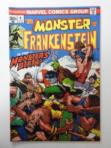 The Frankenstein Monster #4  (1973) VF Condition!