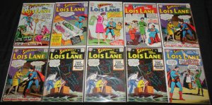DC Silver-Bronze SUPERMAN TITLES 87 Mid Grade Comics Lot Lois Lane Jimmy Olsen