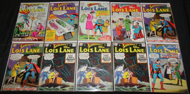 DC Silver-Bronze SUPERMAN TITLES 87 Mid Grade Comics Lot Lois Lane Jimmy Olsen
