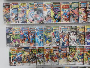 Huge Lot 150+ Low Grade Comics W/ Marvel Team-Up, Captain America +More See desc