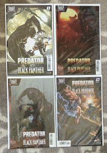 Predator vs Black Panther #1,2,3,4 NM Set 1:25 Variants