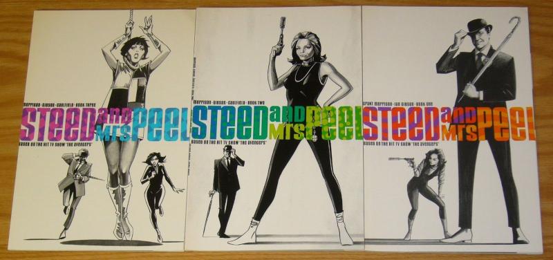 Steed and Mrs. Peel #1-3 VF/NM complete series + poster - grant morrison - set