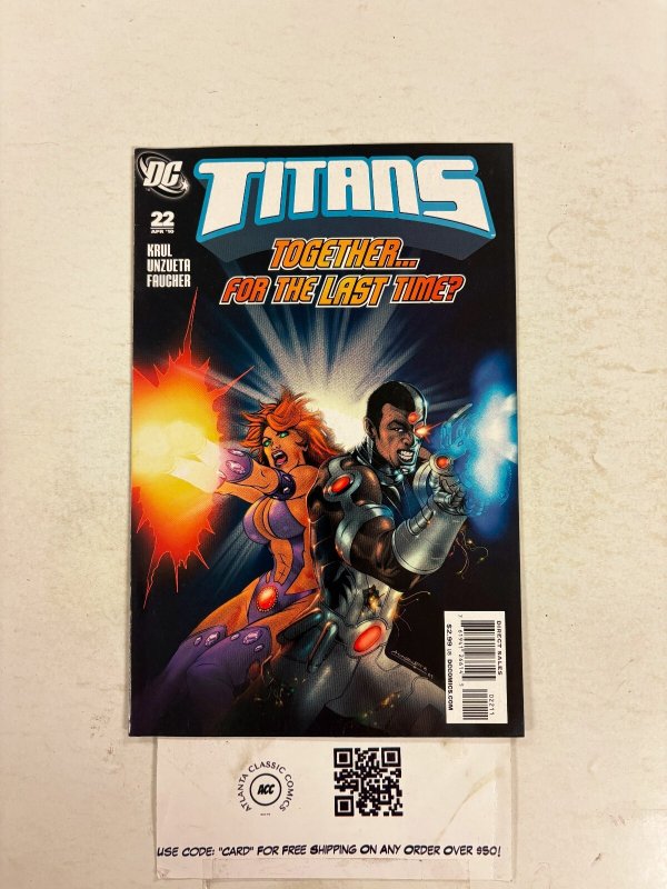 Titans #22 NM DC Comic Books Cyborg Raven Starfire Flash Arsenal 28 HH98