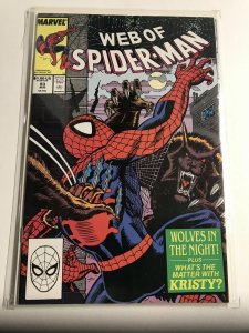 Web of Spider-Man #53 (1989)NM3B25 Near Mint NM