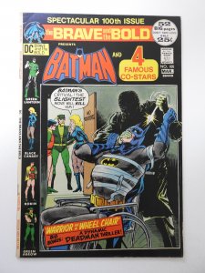 The Brave and the Bold #100 (1972) FN+ Condition!