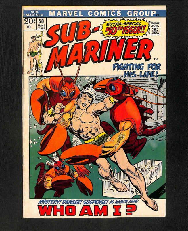 Sub-Mariner #50 1st Namorita!