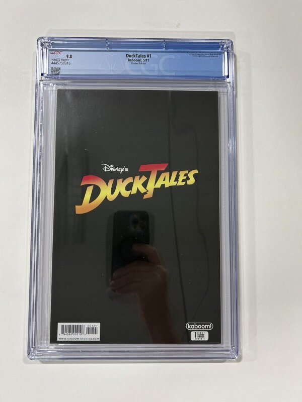 DuckTales 1 2011 CGC 9.8 white pages Kaboom Limited Edition Only 1 On Census