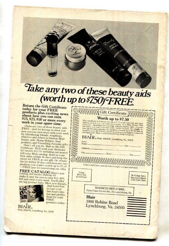 Young Love #106-- comic book --1973-- Daughter of Woman's Lib-- comic book