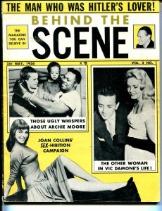 Behind The Scene 5/1956-Joan Collins-Betty Page-Custer-exploitation-scams-VG