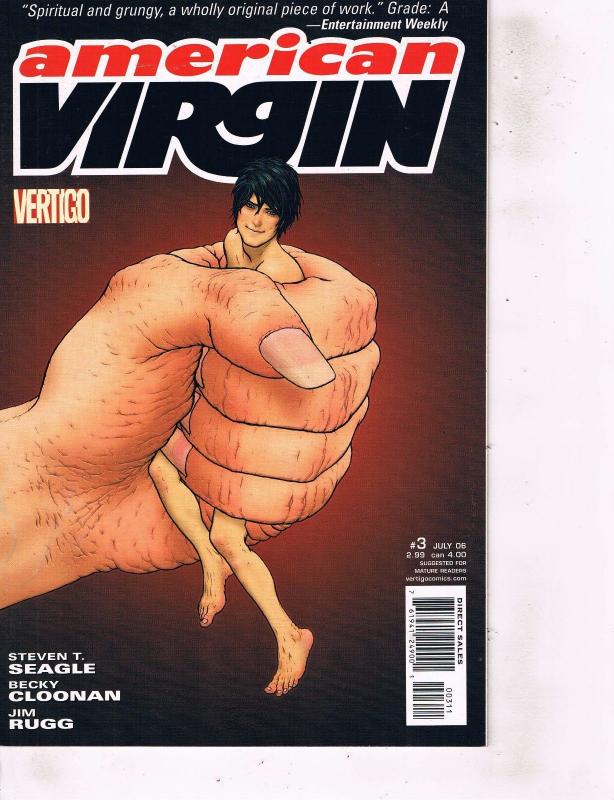 Lot Of 2 Comic Books Vertigo American Vampire #1 and American Virgin #3 MS12