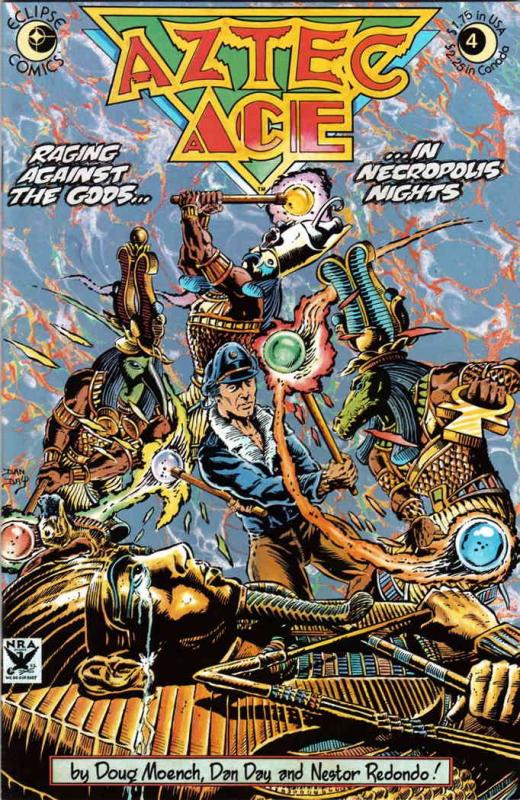 Aztec Ace #4 VF/NM Eclipse - save on shipping - details inside