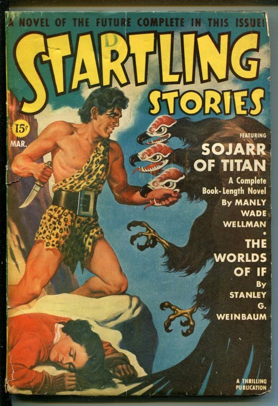 STARTLING STORIES 3/1941-THRILLING PUBS-EARLE BERGEY-WEINBAUM-good/vg