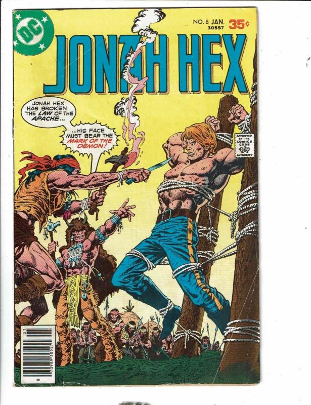 Jonah Hex # 8 FN DC Comic Book Western Series Bronze Age TP1