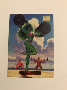 SHE-HULK #108 card : 1994 Marvel Masterpieces, NM-; Hilderbrandt art