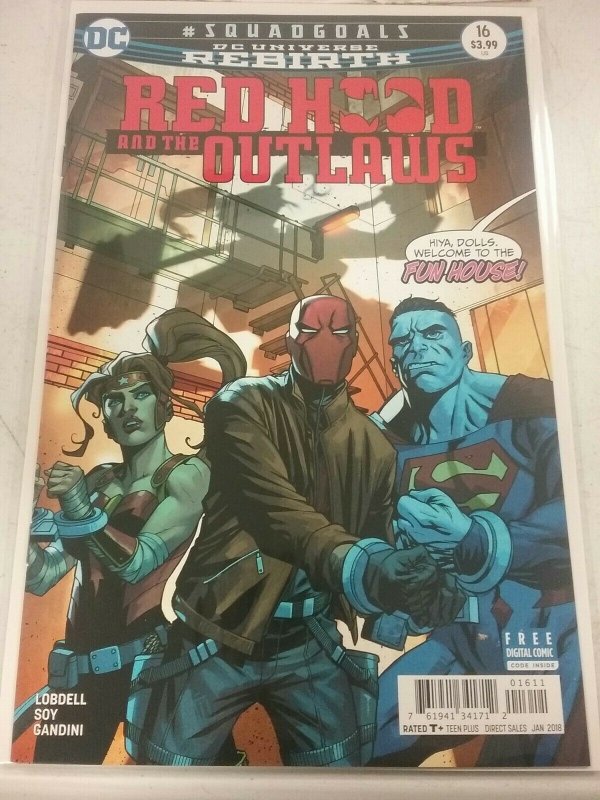 RED HOOD AND THE OUTLAWS #16 DC UNIVERSE REBIRTH NW26