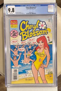 Cheryl Blossom #1 CGC 9.8 CLASSIC DECARLO ART Only 9 in EXISTENCE! Archie (1995)