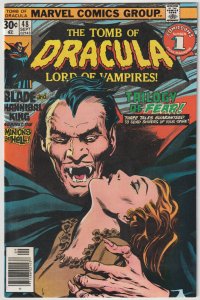 Tomb of Dracula #48 (Sep 1976, Marvel), NM condition (9.4), Blade appearance