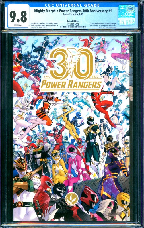 Mighty Morphin Power Rangers 30th Anniversary #1 Power Coin Kickstarter CGC 9.8