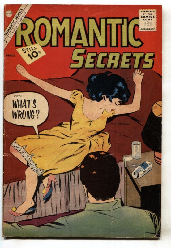 Romantic Secrets #34 1961-Charlton-Rare DRUG OVERDOSE cover-comic book