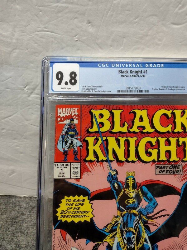 BLACK KNIGHT #1 - 1st solo series appearance (Dane Whitman) Eternals CGC 9.8