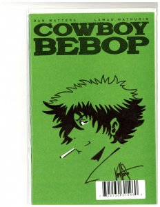 Cowboy Bebop #1A HAND DRAWN SKETCH AND SIGNED BY KEN HAESER W/COA NM.