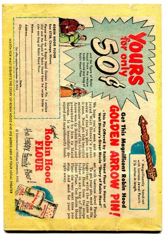 New Adventures of Walt Disney's Robin Hood 1952- Golden Age Premium