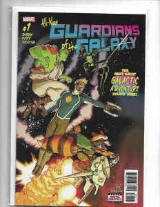 ALL NEW GUARDIANS OF GALAXY #1 AARON CUDLER COVER STAR LORD GROOT nw114