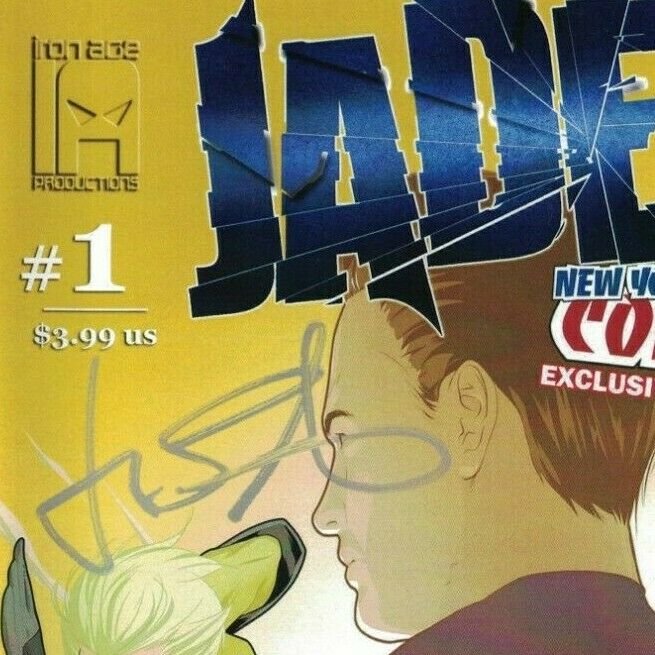 Jaded #1 VF new york comic con exclusive variant edition signed by Jon Santana