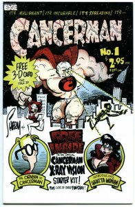 CANCERMAN #1, VFNNM, Sherm, 1994, more indies in store