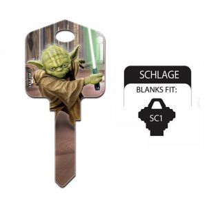 Star Wars Key Blanks Schlage, Yoda