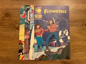 Lot Of 4 Comic Books Elementals 8 15 + Grendel # 10 + Justice Machine # 4 J939