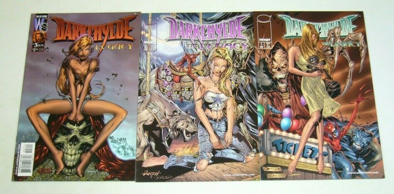 Darkchylde: the Legacy #1-3 VF/NM complete series - all randy queen variants set