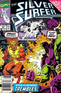 Silver Surfer, The (Vol. 3) #52 (Newsstand) FN ; Marvel | Infinity Gauntlet Than