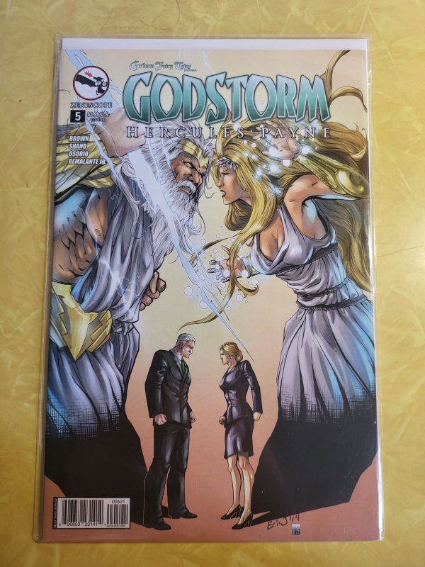Grimm Fairy Tales presents Godstorm: Hercules Payne #5 Cover B (2014)