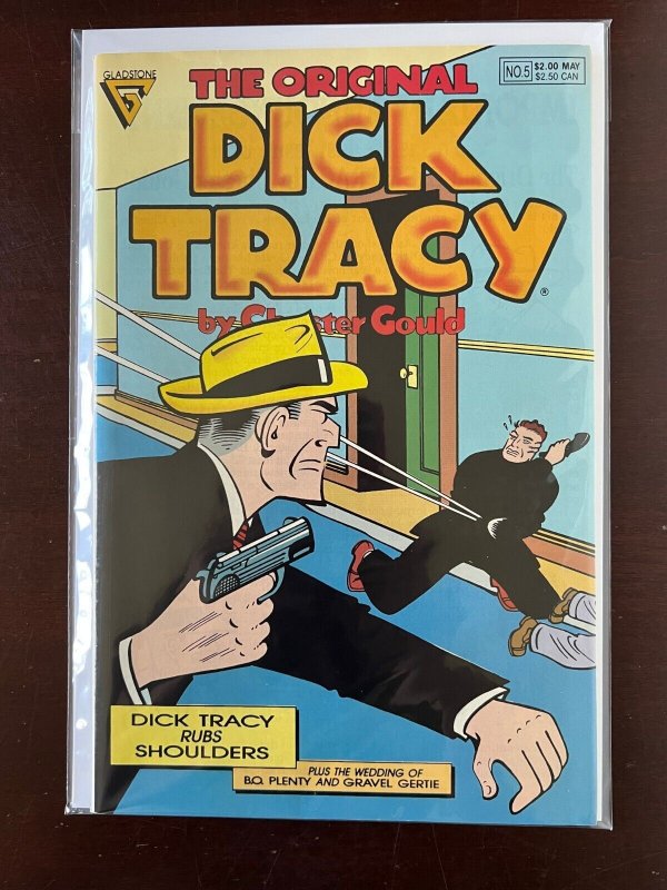 Original Dick Tracy set #1-5 + bonus 8.0 VF (1990 Gladstone) 