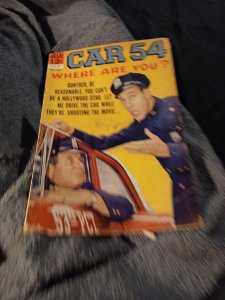 1963 Dell tv show comic CAR 54 WHERE ARE YOU #5 ~ low grade