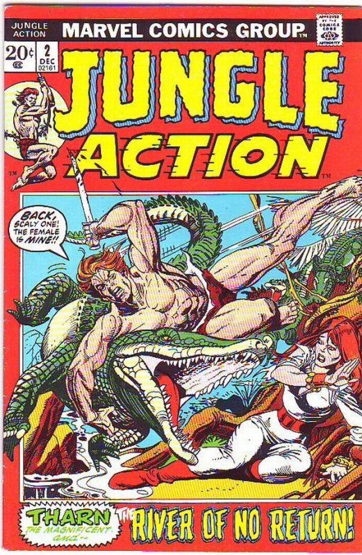 Jungle Action #2 (Dec-72) VF+ High-Grade Tharn the Magnificent, Lorna Queen o...