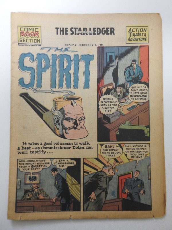 The Spirit #245 (1945) Newsprint Comic Insert Rare!