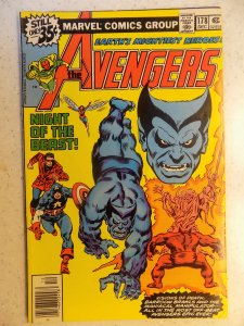 AVENGERS # 178 MARVEL THOR IRON MAN CAPTAIN AMERICA ACTION 