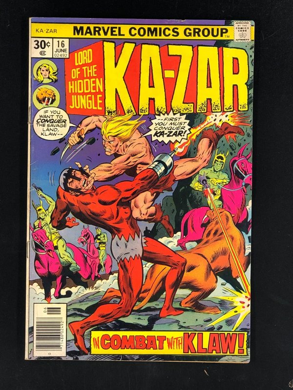 Ka-Zar #16 (1976) VG/FN