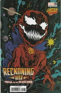 Reckoning War Trial Of The Watcher # 1 Carnage Variant Cover NM Marvel [F5]