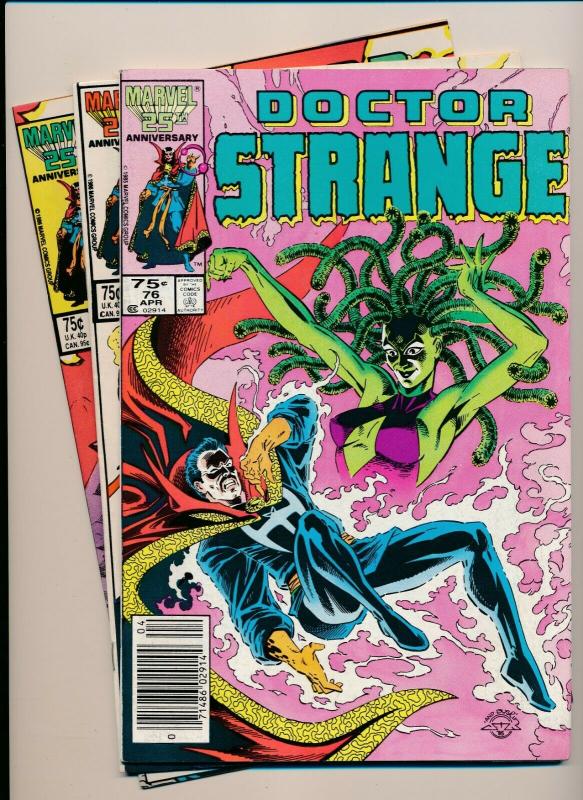 LOT of 3 Comics! Marvel DOCTOR STRANGE #76,77,79 F/VF (PF803) 